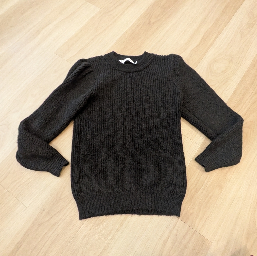 Iro Alpaca/Wool Blend Black Sweater Size XS